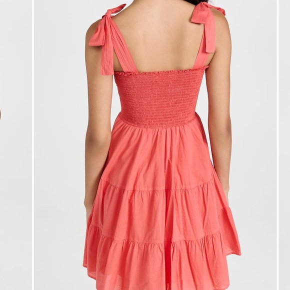 Xirena Cotton Tie Shoulder Lori Dress “Pop” XS - Picture 4 of 16